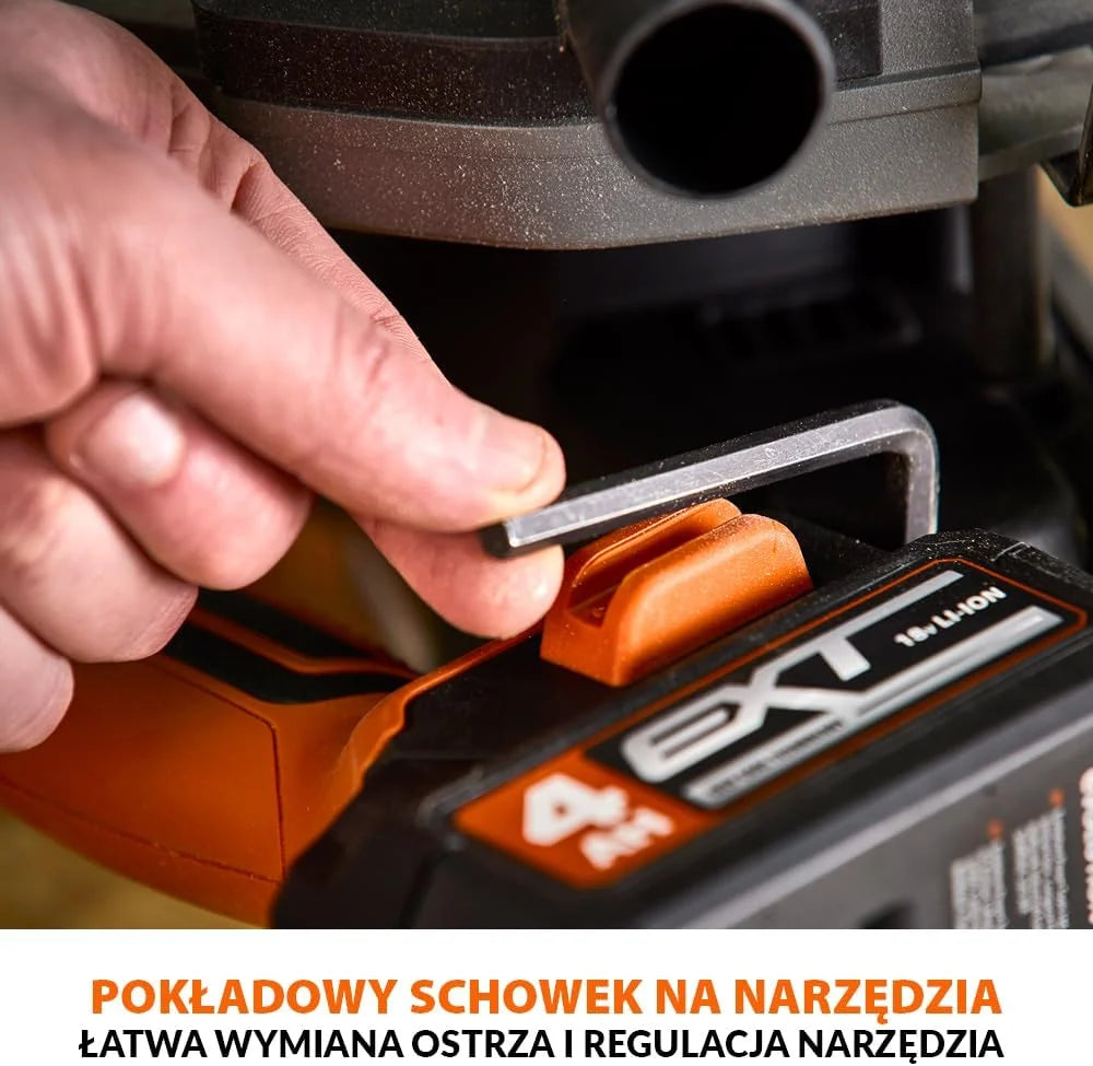Evolution Power Tools R185CCS-Li Pilarka tarczowa akumulatorowa bezszczotkowa 18 V Li-Ion z tarczą do wielu materiałów, do cięcia drewna, metalu, plastiku, z prowadnicą, bez akumulatora, 185 mm