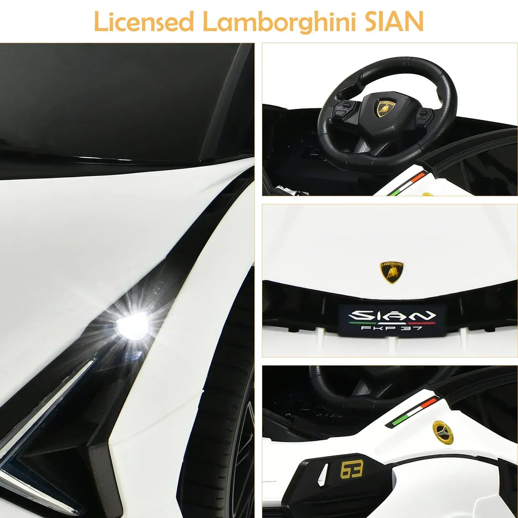 Lamborghini Eléctrico Licenciado con Suspensión y Bluetooth