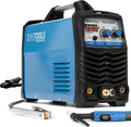 IPOTOOLS TIG-200R spawarka TIG WIG DC – spawarka TIG WIG 200 A, w pełni cyfrowa spawarka inwertorowa z cyfrowym wyświetlaczem LCD, zapłon HF, MMA E-Hand IGBT