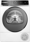 Bosch WQB246D41 Serie 8, Secadora con bomba de calor 9kg, Silent Dry - Extremadamente silenciosa, secado más rápido, Auto Dry, condensador autolimpiante, iluminación interior del tambor, Home Connect, blanco