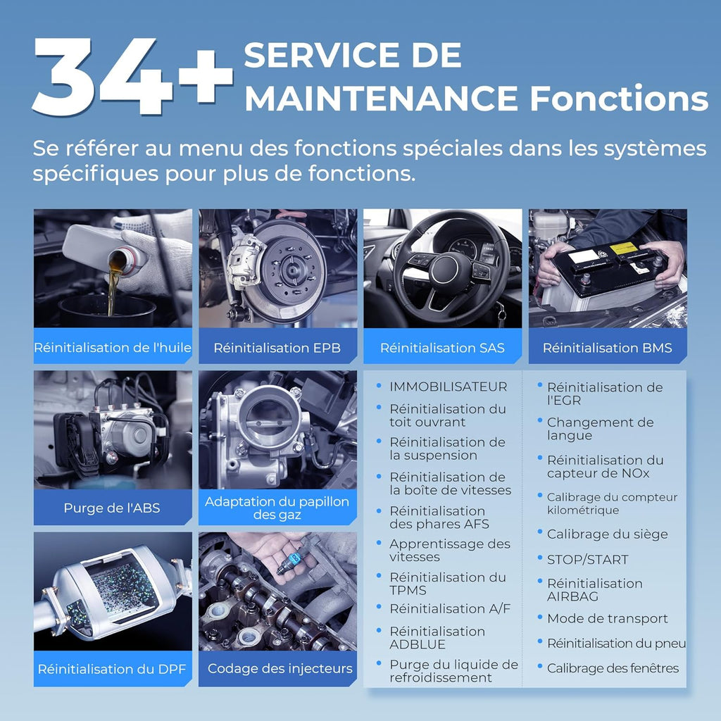TOPDON Phoenix Lite 2 Escáner de Diagnóstico Automotriz Multimarca, Herramienta de Diagnóstico para Todos los Sistemas, Codificación de ECU, más de 34 Funciones de Mantenimiento, Control Bidireccional, Funciones Guiadas V.A.G.
