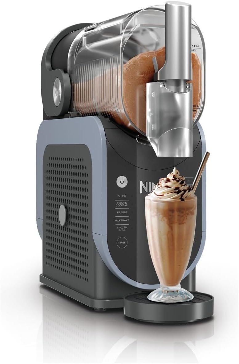 Ninja SLUSHi Máquina para bebidas congeladas, para granizados, cócteles congelados, frappés, batidos y zumos congelados, sin necesidad de hielo ni preparación, tecnología WhisperChill, 1,9 l