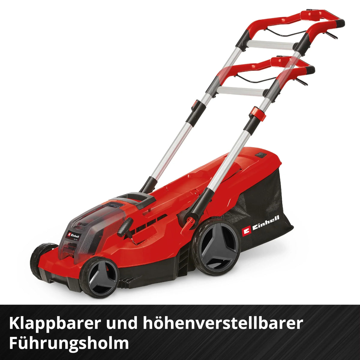 Cortacésped inalámbrico GP-CM 36/450 36 V, ancho de corte 38 cm, sin escobillas, cesta colectora de 45 l, 2 baterías de 4,0 Ah, cargador doble
