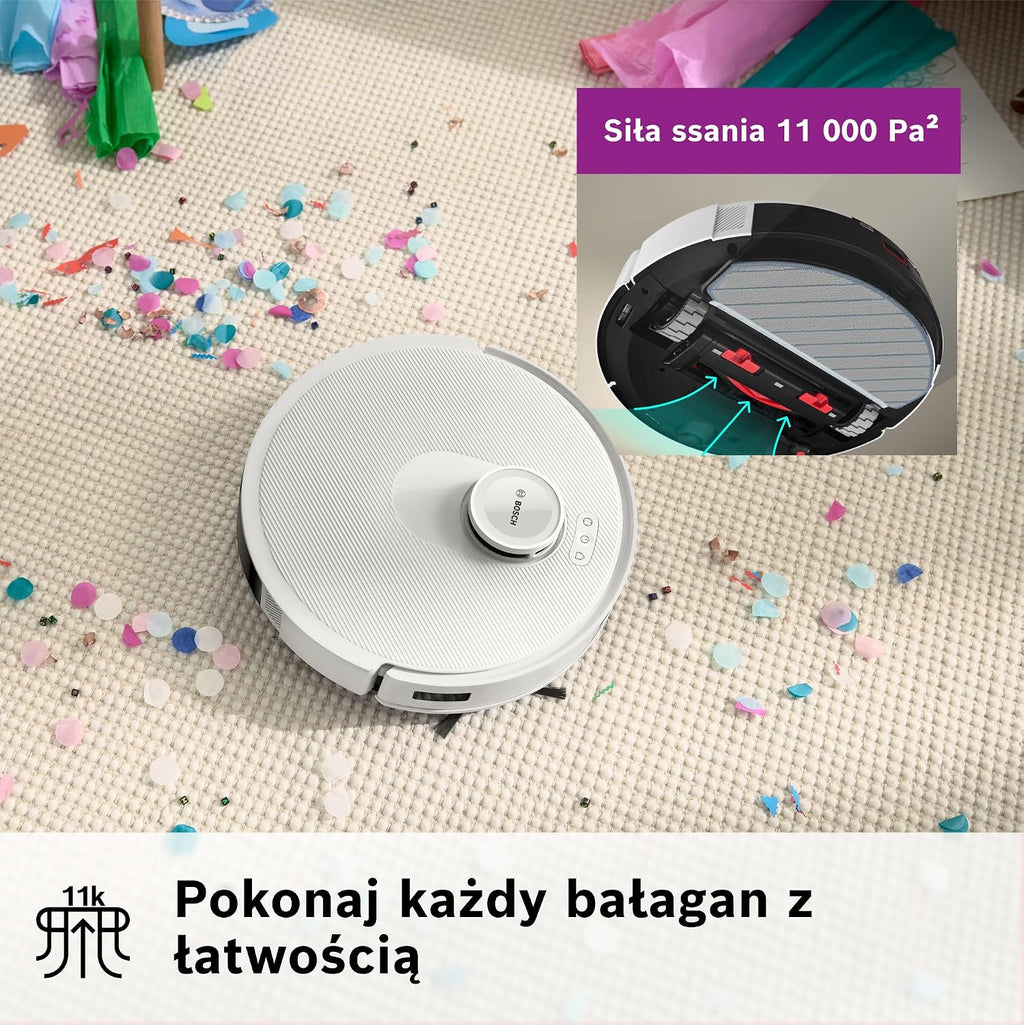 Bosch Spotless+ Robot sprzątający, BCRD1W, biały