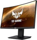 ASUS TUF Gaming VG24VQE - Monitor gaming de 23,6" FHD - Panel VA curvo - 1ms - 165Hz - 1920x1080 - 250cd/m² - 1x DP y 2x HDMI - ELMB - AMD FreeSync Premium - Altavoces - Shadow Boost