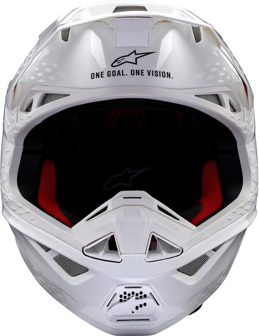 Casco de Motocross Alpinestars Supertech S-M10 Solid 2024 (Blanco, L (59/60))