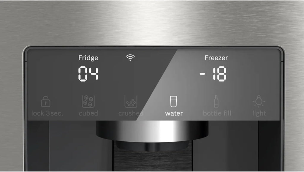 Bosch KFD96APEA, Serie 6, Frigorífico americano, Independiente, 183 x 90,5 cm, 574 L, Inox
