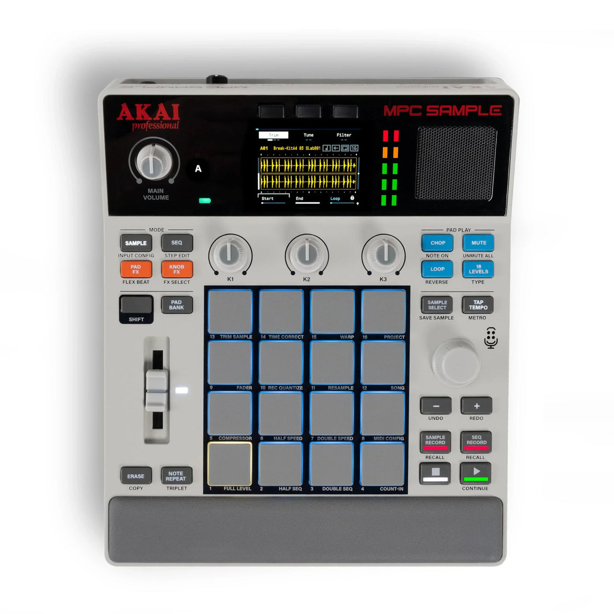 Akai Professional MPC Sample muestreador portátil independiente con batería, USB C, altavoz, micrófono, muestreo, secuenciación y producción musical