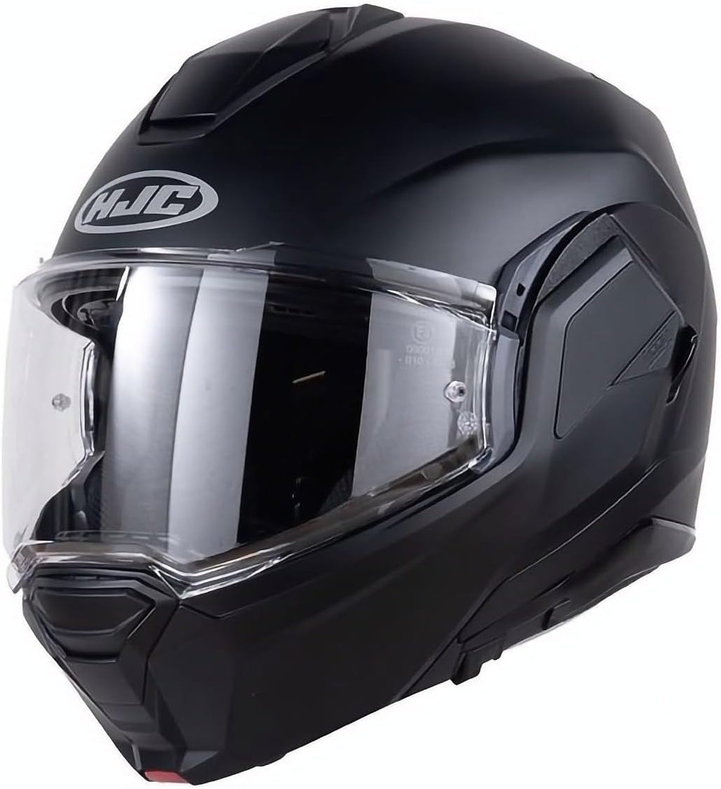 HJC, Casco de moto modular i100 UNI Semi Mate Negro, L