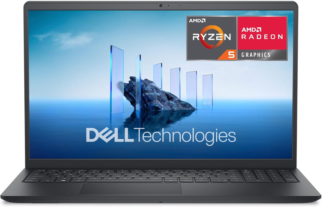 Dell 15 PC Portátil DC15255 15,6" FHD (1920 x 1080) 120 Hz, Procesador AMD Ryzen 5 7520U, Gráficos Radeon 610M, 8 GB LPDDR5, 512 GB SSD, Windows 11 Home, Teclado AZERTY - Negro Carbón