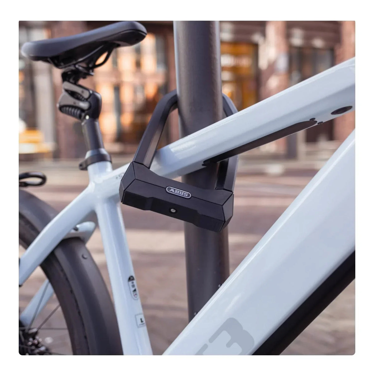 Candado en U Granit Super Extreme 2500/165HB230 para bicicleta y bicicleta eléctrica, nivel de seguridad 15, acero endurecido de 20 mm, incluye soporte