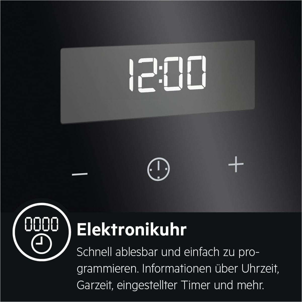 Cocina independiente AEG con placa vitrocerámica 60 cm/zona paellera/zona de cocción multianillo/mandos escamoteables/control táctil/función grill/pantalla con reloj/A / CCB644OCBM