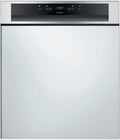 Lavavajillas integrable Whirlpool WBC3C26X - Lavavajillas integrable 60 cm - Clase A++ / 46 decibelios - 14 cubiertos - Integrable con panel de control a la vista: Inox
