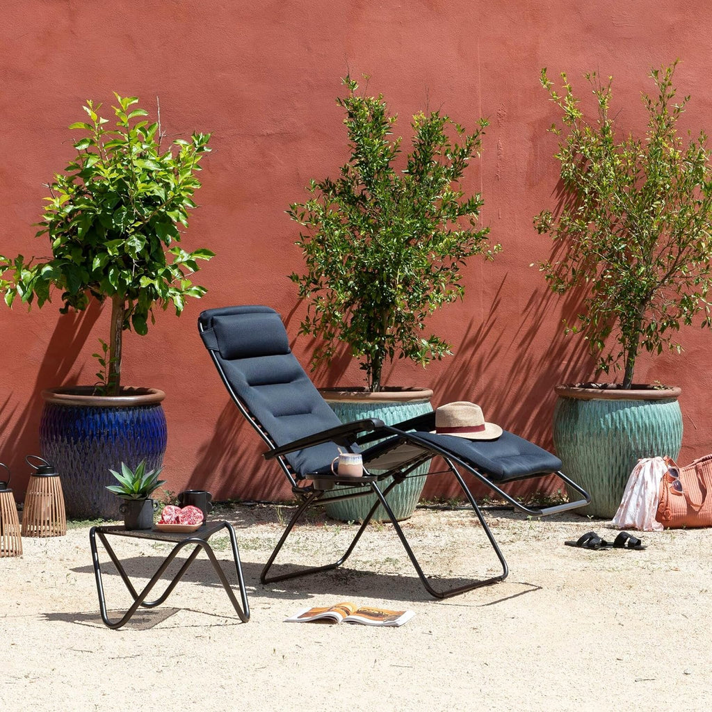 Lafuma MOBILIER - Sillón relax multiposición Zero Gravity RSX Clip XL - Tumbona plegable para jardín e interior - Tejido AirComfort® resistente - Tumbona XL, cómoda