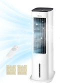 Enfriador de aire Midea AC100-20ARB 4 en 1: depósito de agua de 5 l, 3 modos, mando a distancia, 55 W, blanco