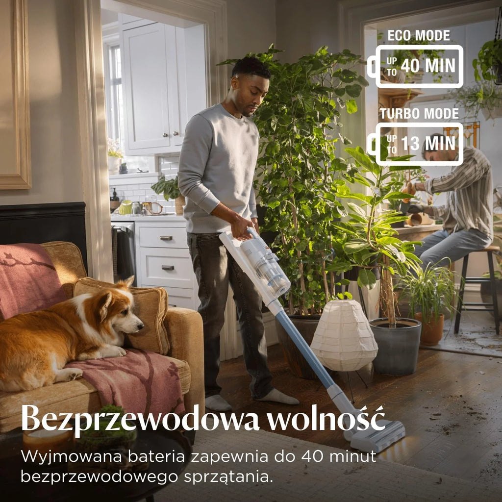 BISSELL PowerClean Odkurzacz Pionowy Bezprzewodowy 3 w 1 200W 4261N