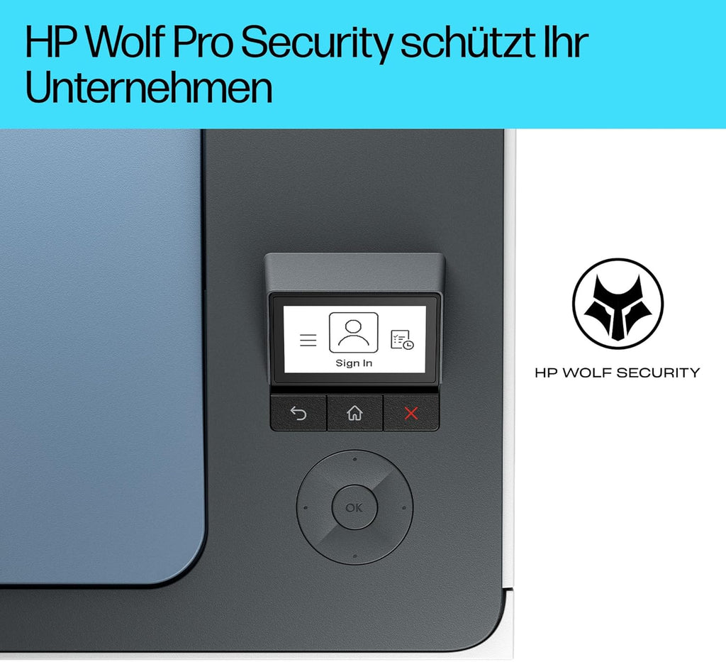 Impresora multifunción láser a color HP Color LaserJet Pro MFP 3302fdwg, fax, impresión automática a doble cara, pantalla táctil, Wi-Fi, Ethernet, USB, HP Wolf Pro Security