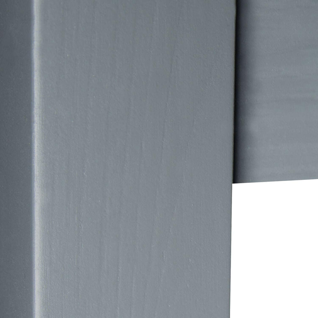 Homestyle4u Cama familiar 270x200 cm, cama de palés de madera maciza, gris | Modular de 3x 90x200 cm – incl. somier, pino macizo, altura 28 cm, para dormitorio y habitación infantil