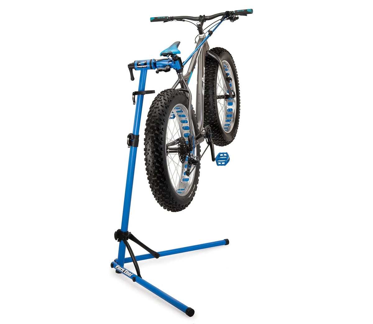 Soporte de reparación para bicicletas PCS-10.3, ajustable en altura, plegable, con pinza regulable 37 × 37 × 145 cm