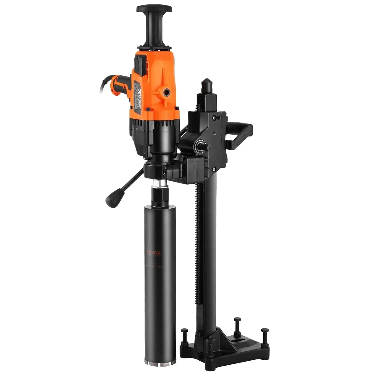 Taladradora de diamante Z1Z-CF-9180 2600W 20-180 mm manual con soporte, perforadora de hormigón para uso en seco y húmedo
