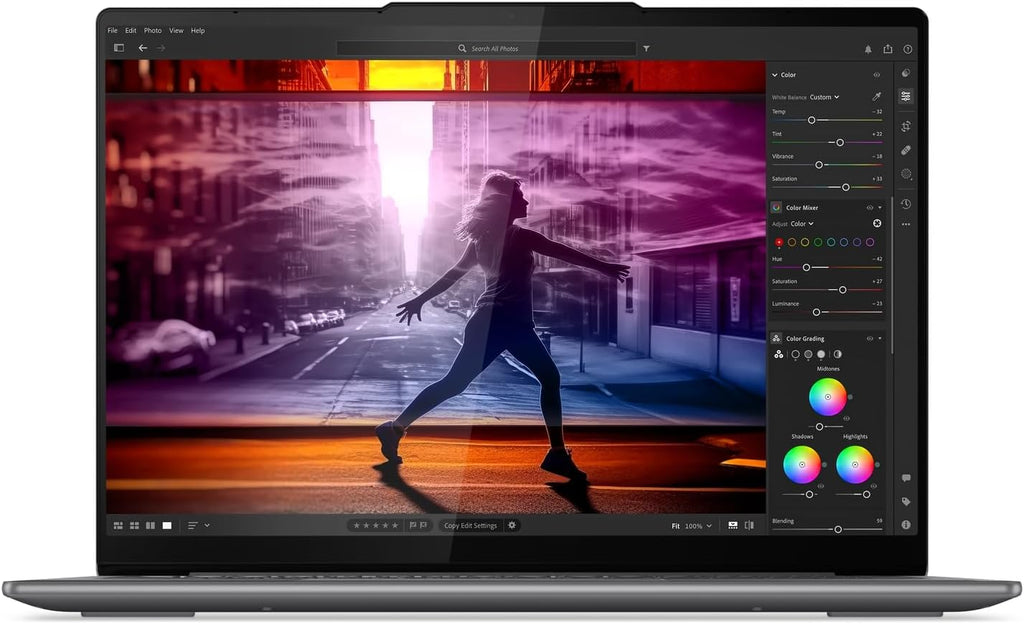 Lenovo Yoga Slim 7 14IMH9 - Portátil 14'' OLED WUXGA (Intel Core Ultra 7 155H, 32 GB RAM, 1 TB SSD, Intel Arc Graphics, Windows 11 Home) Teclado retroiluminado AZERTY FR - Gris lunar