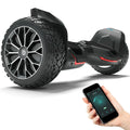 Hoverboard todoterreno HX510 de 8,5 pulgadas con motor dual de 700 W, Bluetooth, control por aplicación, luces LED y capacidad de carga de 120 kg