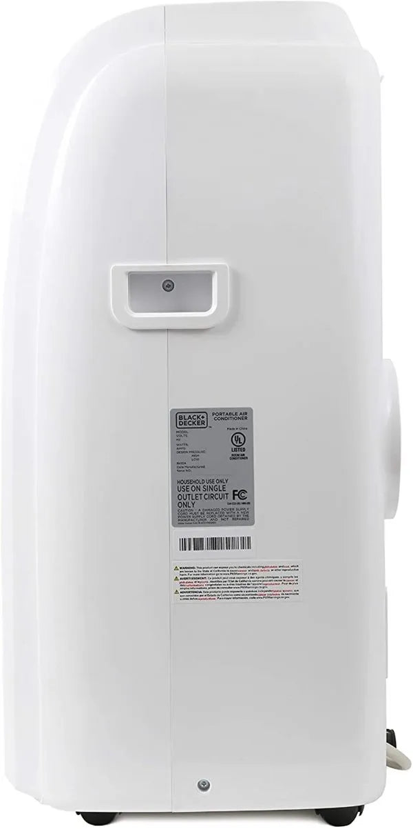 Climatizador portátil 2025 de 14 000 BTU con función de calefacción y mando a distancia, blanco