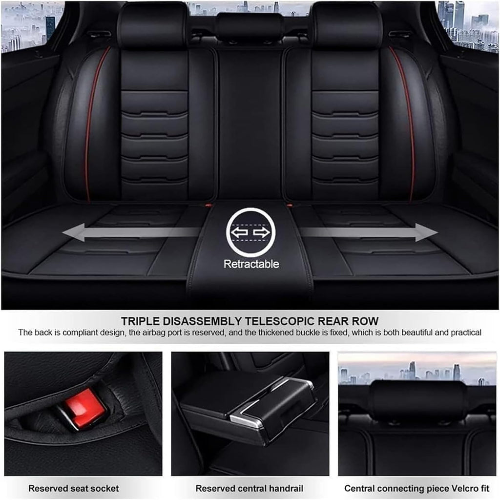 Ufgwhirl Fundas de asiento de coche para Dacia Duster 2000-2025, protector de asiento de coche, juego de fundas delanteras y traseras, cómodas, antideslizantes y transpirables, café oscuro