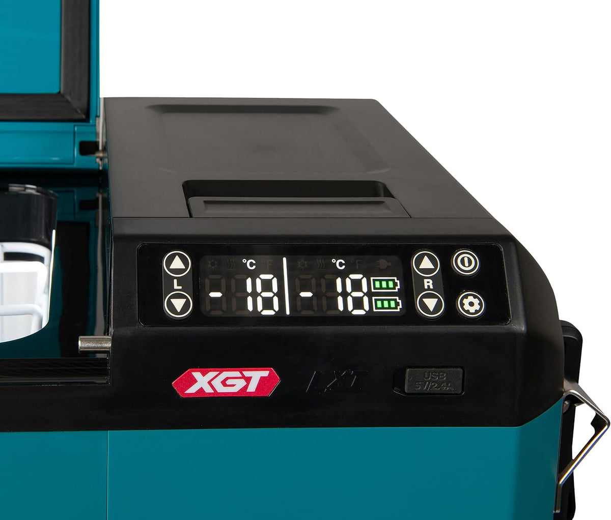 Nevera y calentador portátil a batería Makita CW004GZ 40V máx. 29 litros (sin batería, sin cargador)