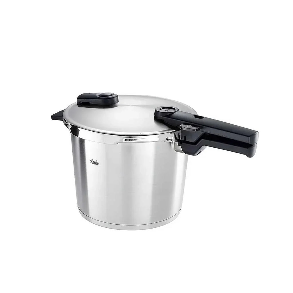 Olla a presión Vitaquick Premium 6 L de acero inoxidable, 22 cm, con cestillo perforado, 2 niveles de cocción, apta para inducción