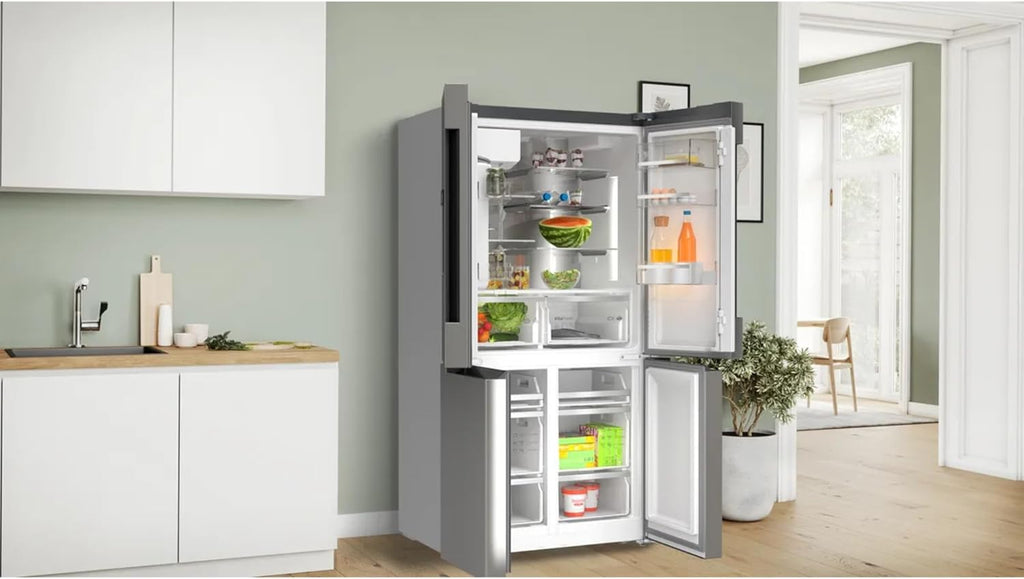 Bosch KFD96APEA, Serie 6, Frigorífico americano, Independiente, 183 x 90,5 cm, 574 L, Inox