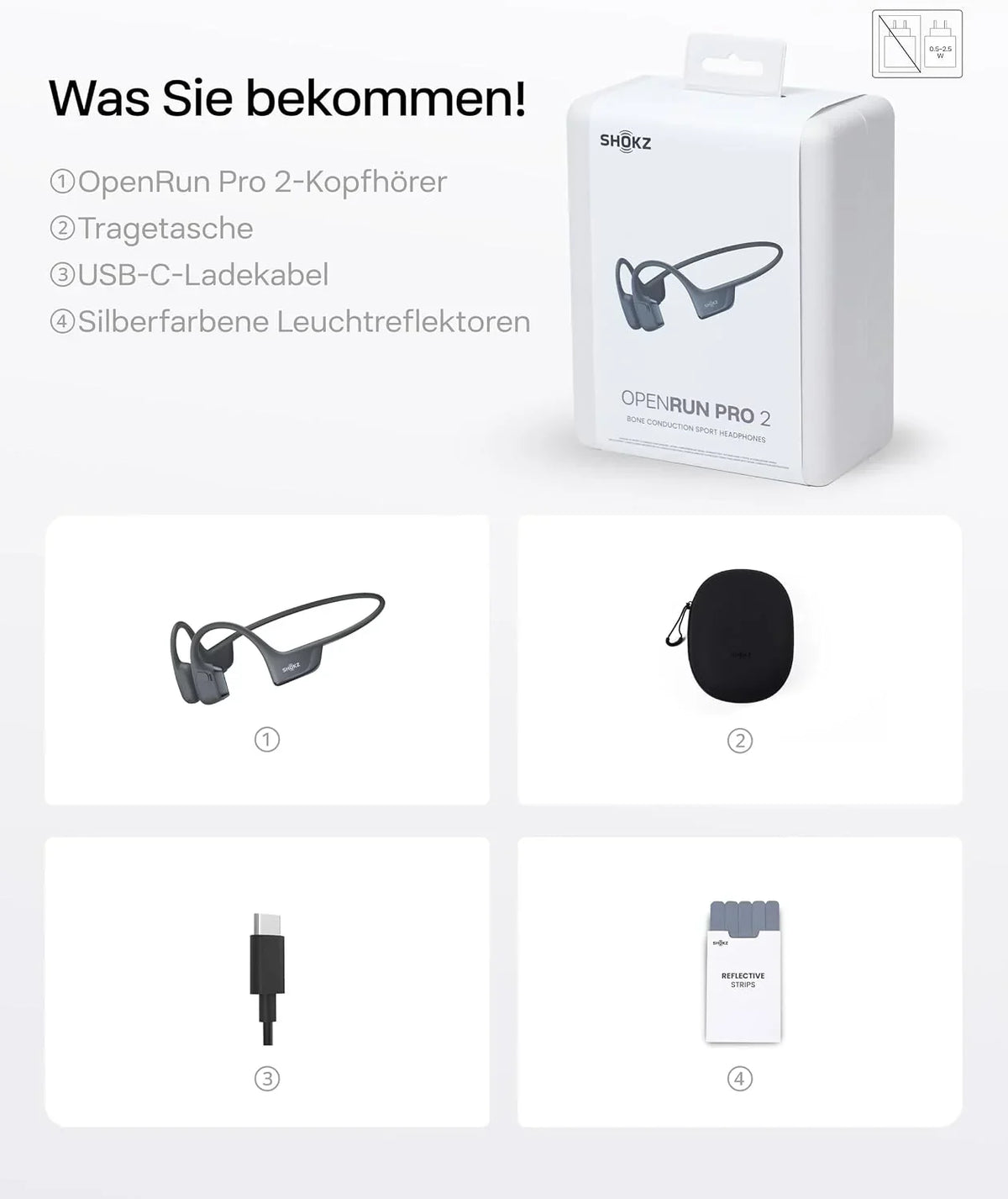 Auriculares de conducción ósea Open-Ear S820 Bluetooth 5.3 deportivos IP55, 12 h de reproducción, carga rápida USB-C, micrófono