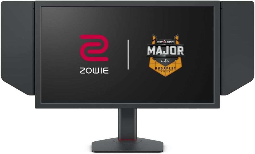 Monitor Gaming BenQ Zowie XL2586X+, 24 pulgadas, 600Hz, Fast TN, DyAc 2, 1080p, HDMI 2.1 x3, DisplayPort 1.4, XL Setting to Share, S Switch, ajuste de altura fluido, base para jugadores profesionales