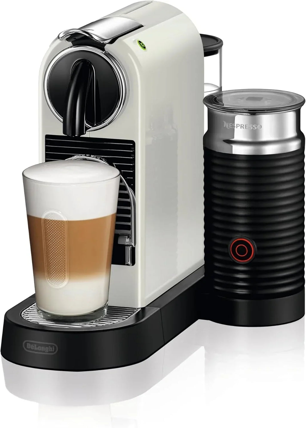 DeLonghi Nespresso Citiz EN267.WAE Cafetera de cápsulas, sistema de extracción especial, 1710 W, 1 L, plástico, Blanco