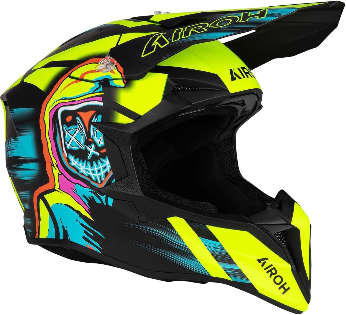 Casco de motocross AIROH Wraaap multicolor WRC31