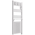 Toallero eléctrico con ventilador Marapi 1500W Táctil Blanco
