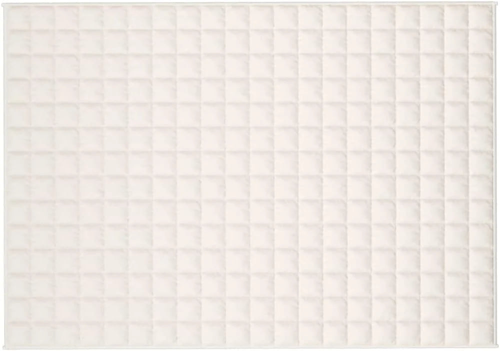 Koc obciążeniowy jasny kremowy 137 x 200 cm 10 kg bawełna