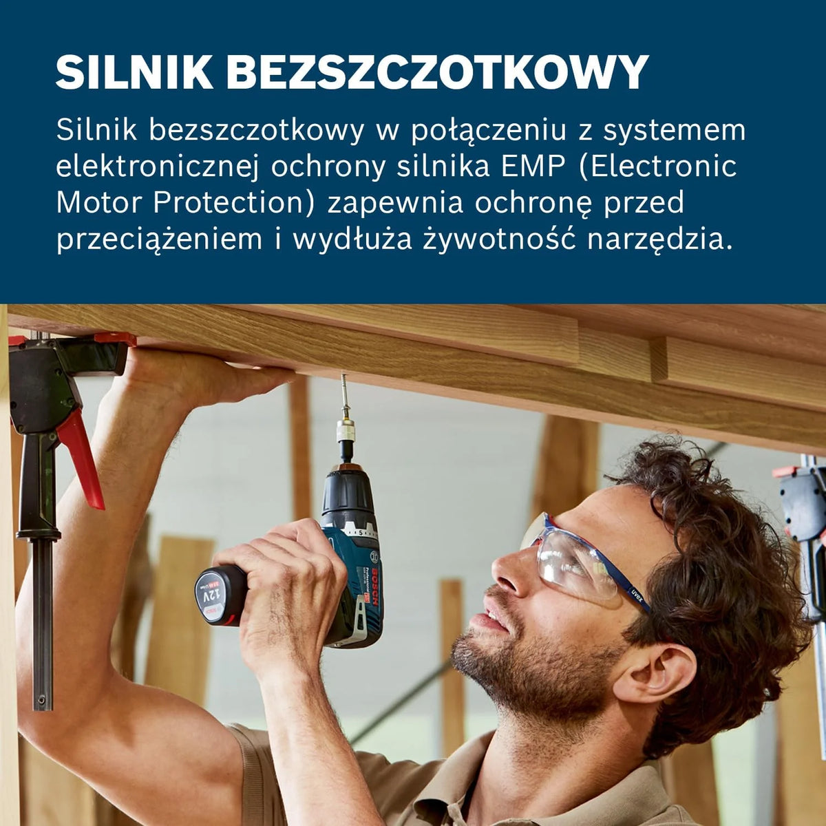 Bosch Professional system 12V: akumulatorowa wiertarko-wkrętarka GSR 12V-35 FC (bez akumulatorów i ładowarki, opakowanie kartonowe)
