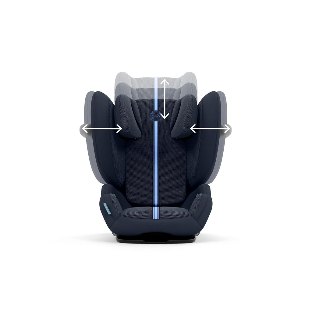CYBEX Gold Silla de coche infantil Solution G i-Fix, para coches con y sin ISOFIX, desde aprox. 3 hasta 12 años (100 - 150 cm), desde aprox. 15 hasta 50 kg, Lava Grey