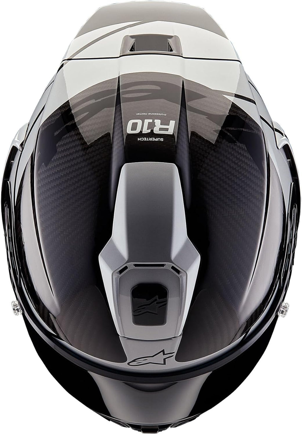 Casco Alpinestars Supertech R10 Element Carbon, negro/plata, S (55/56)