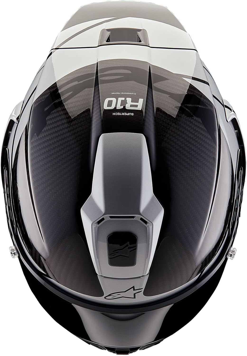 Casco Alpinestars Supertech R10 Element Carbon, negro/plata, S (55/56)