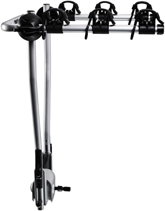 Thule HangOn 3 Tilt, portabicicletas básico de bola de remolque, inclinable y fácil de usar (para 3 bicicletas) TH9720 Gris