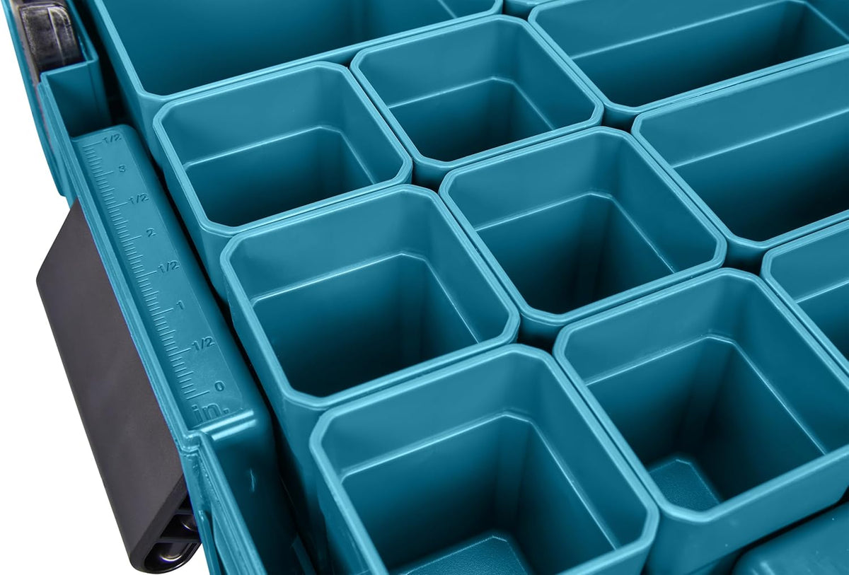 Juego organizador tipo MAKPAC clipable y apilable - MAKITA 191X80-2