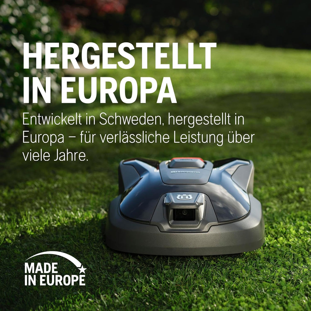 HUSQVARNA Automower Aspire R6V - Robot cortacésped sin cable delimitador, detección de objetos por IA Vision, navegación por GPS, control por aplicación Wi-Fi, patrones de corte sistemáticos, zonas virtuales, hasta 600 m2