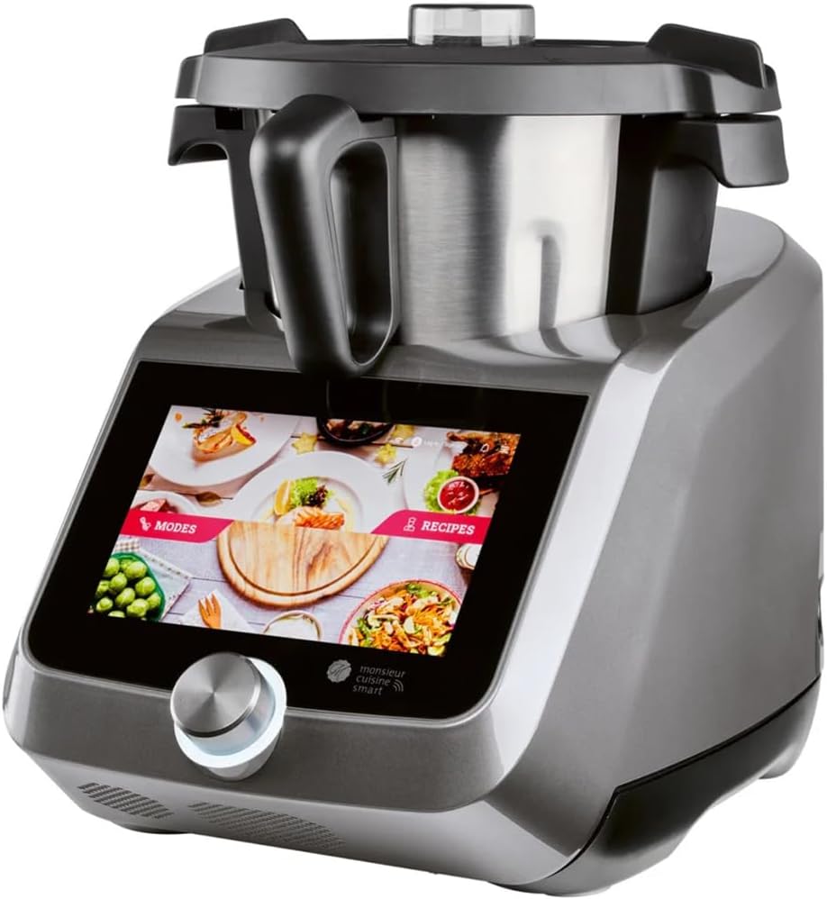 SILVER CREST® Robot de cocina Monsieur Cuisine Smart SKMS 1200 B1 Color: Titanio