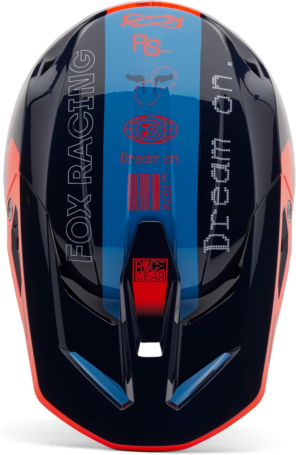 Casco Fox Racing V1 Race Spec Midnight XL Unisex, Azul Noche