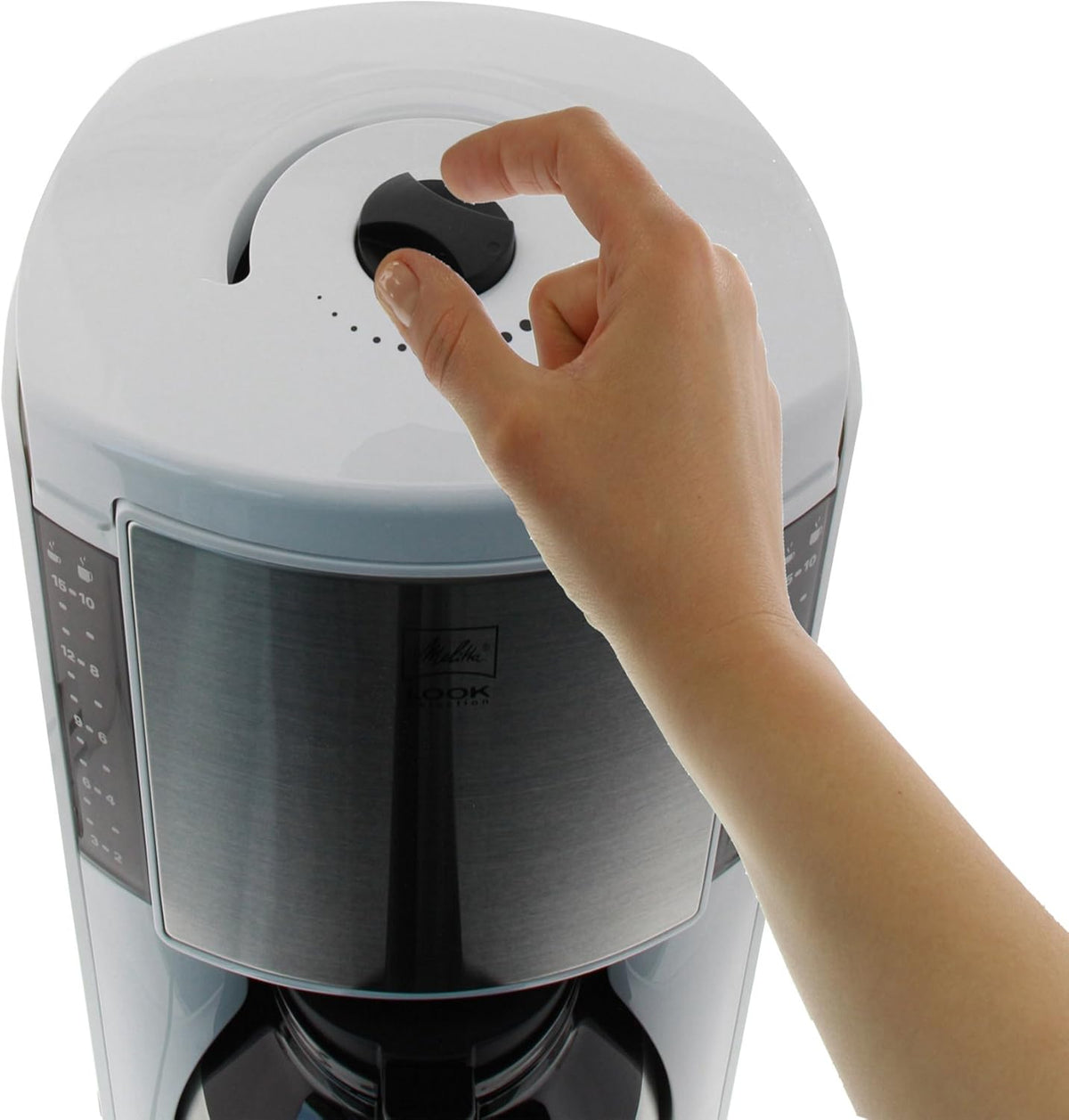 Melitta Look Therm Selection - Cafetera de filtro - con jarra térmica - 10 tazas - Negro (M 661 BK SST)