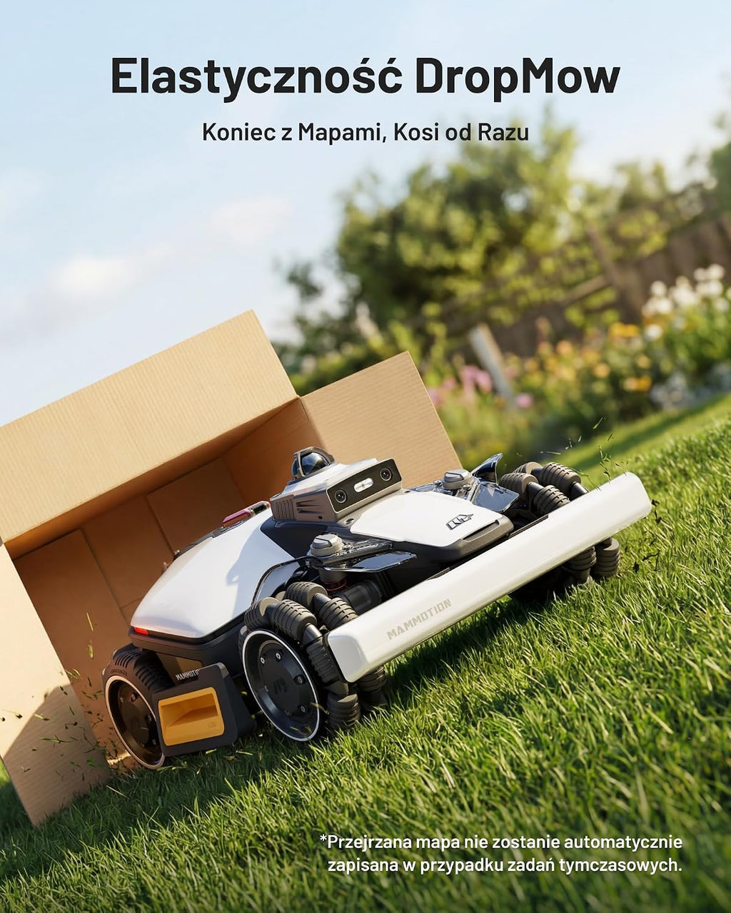 MAMMOTION LUBA mini 2 AWD 1500 robot koszący bez przewodu, Zalec. 1500 m²