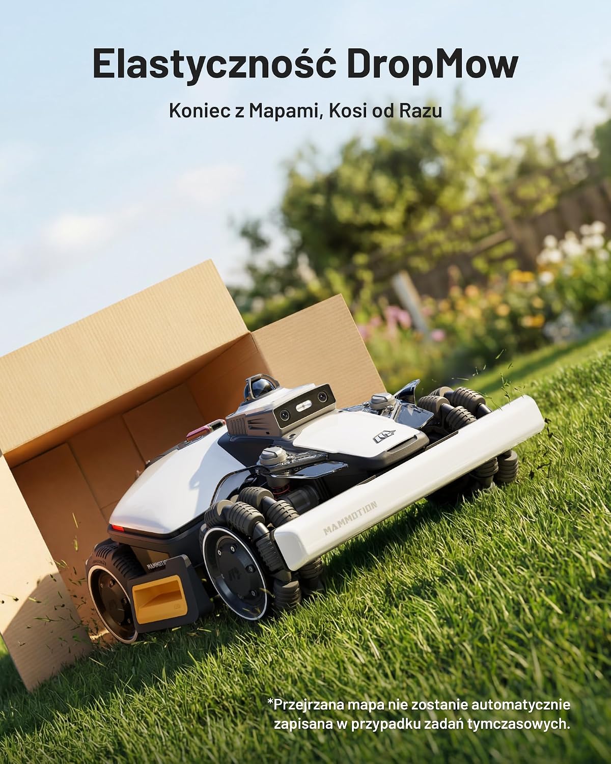 MAMMOTION LUBA mini 2 AWD 1500 robot koszący bez przewodu, Zalec. 1500 m²
