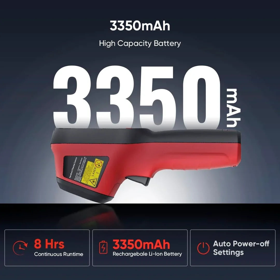 Cámara térmica compacta HIKMICRO E01 con resolución IR SuperIR de 240x240, 20 Hz, de mano, con puntero láser, de -20 °C a 400 °C